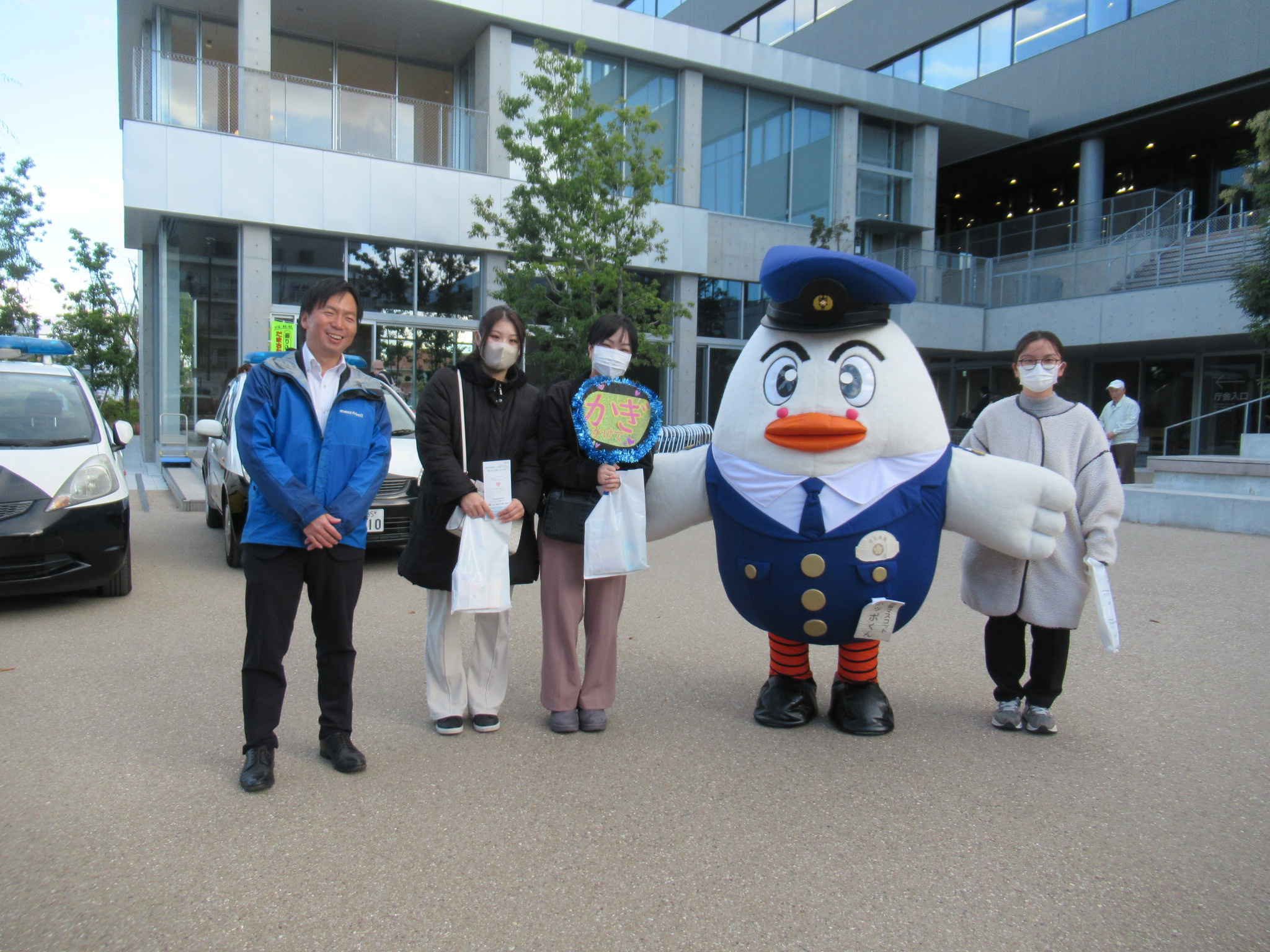 ポッポくんも一緒に集合写真