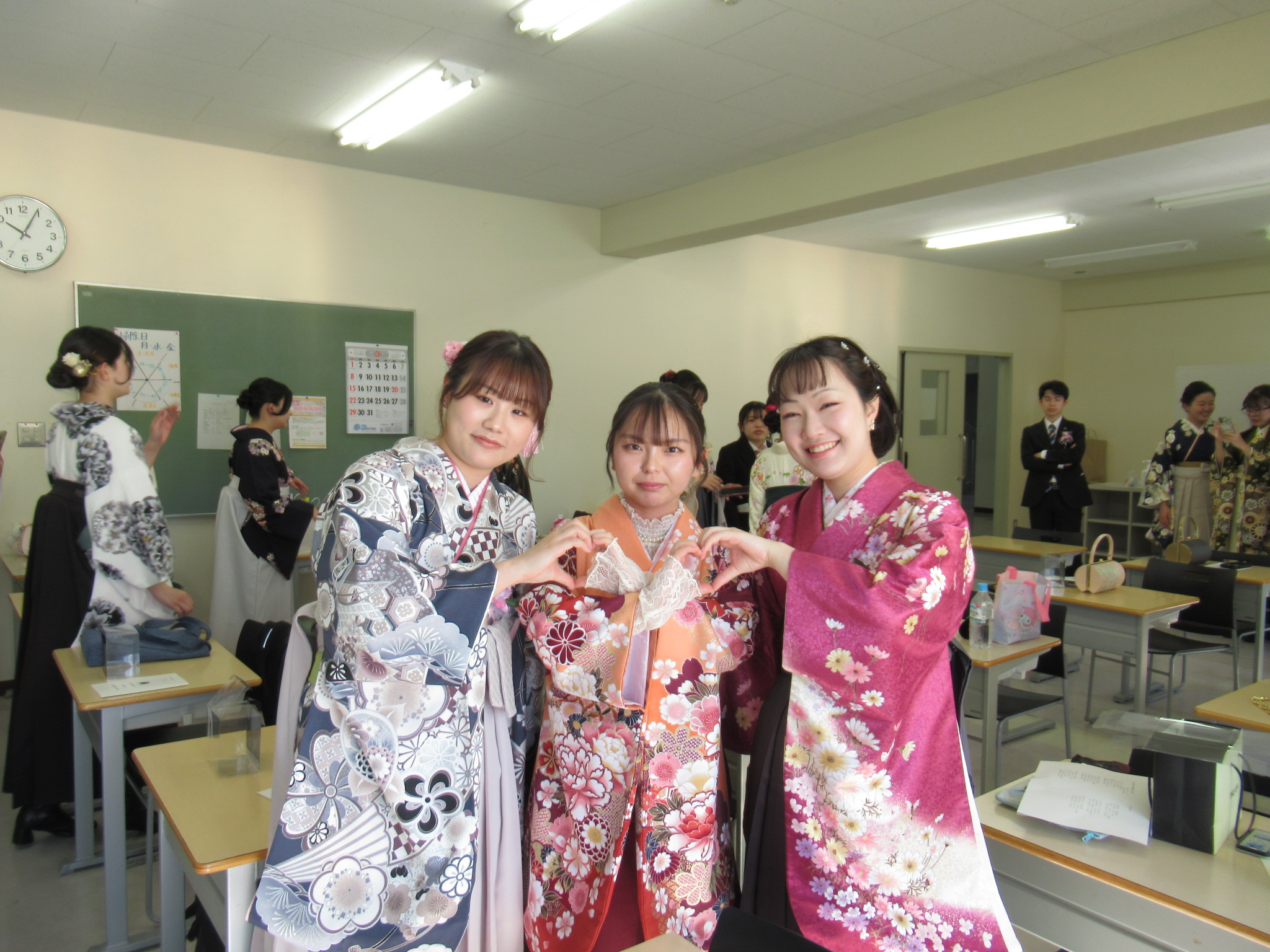 3年間よく頑張りました！